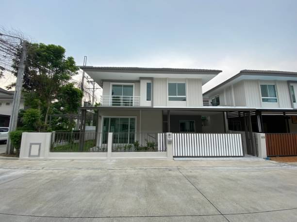 For SaleHouseSamut Prakan,Samrong : Twin house for sale, J Villa Sukhumvit, Phraeksa, latest renovation