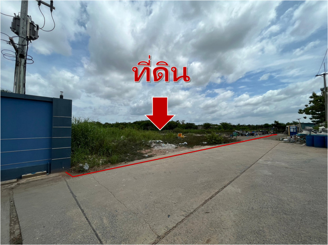 For SaleLandMahachai Samut Sakhon : Land for sale, Rama 2, Setthakit 1 Road, Rat Samakkhi 5, Samut Sakhon, 5 rai, suitable for factories, warehouses