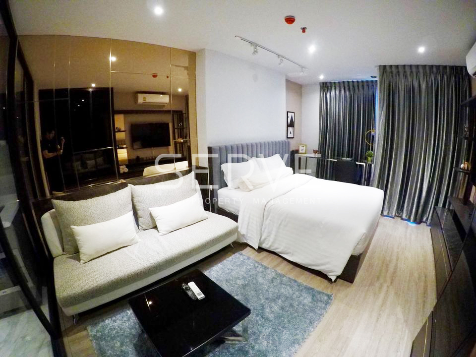 For SaleCondoSukhumvit, Asoke, Thonglor : 🔥Studio with Partition Nice Room Good Location Close to BTS Ekkamai 350 m. at Rhythm Ekkamai Condo / For Sale