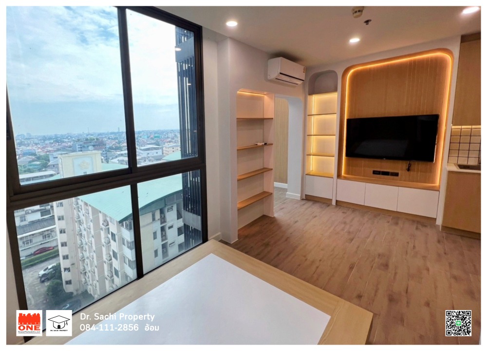 For SaleCondoOnnut, Udomsuk : Condo for sale, IDEO Mix Sukhumvit 103, new built-ins throughout the room, Muji Style, 24.38 sq m, next to BTS Udomsuk 0 meters.