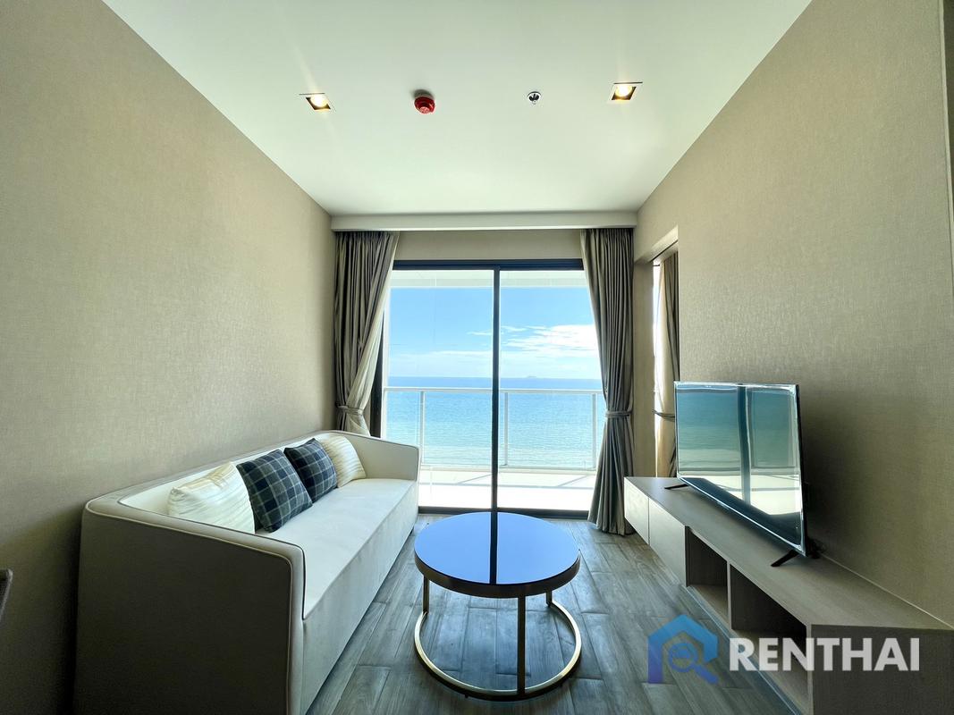 For SaleCondoPattaya, Bangsaen, Chonburi : Aeras beach front jomtien 1 bedroom 45 sq.m. direct sea view