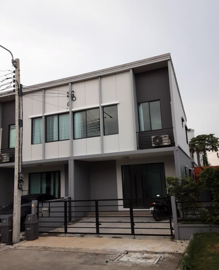 For SaleTownhomeNonthaburi, Bang Yai, Bangbuathong : Pleno Westgate, Bang Bua Thong, Nonthaburi, area 25 sq.w., 3 bedrooms, 2 bathrooms, corner townhouse