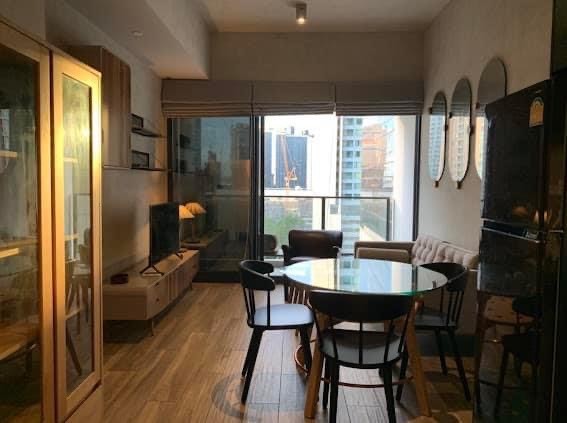 For RentCondoSukhumvit, Asoke, Thonglor : The Loft Asoke 📌 for rent, good location, convenient transportation, fully furnished, ready to move in