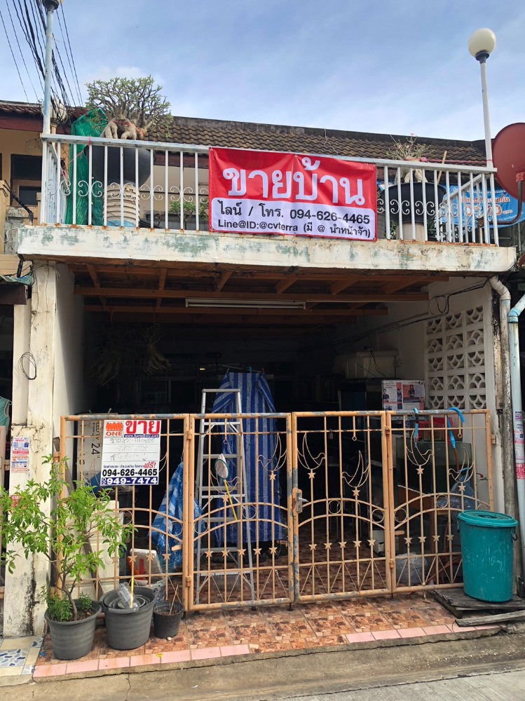 For SaleTownhouseBang Sue, Wong Sawang, Tao Pun : 2 storey townhouse for sale, Pathumthip, Bang Son BTS, 800 meters, Soi Krungthep Non 17, size 22 sq m.