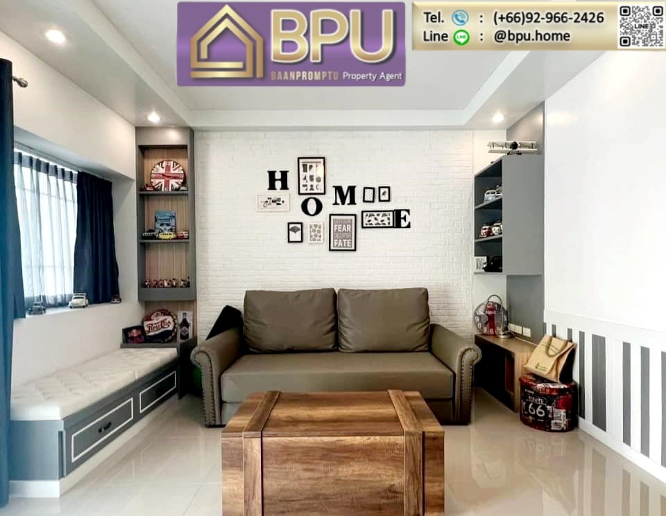 For RentTownhouseSamut Prakan,Samrong : **Pet Friendly 2 Bedrooms Townhome for Rent ** Indy Bangna km.7 Near Mega Bangna