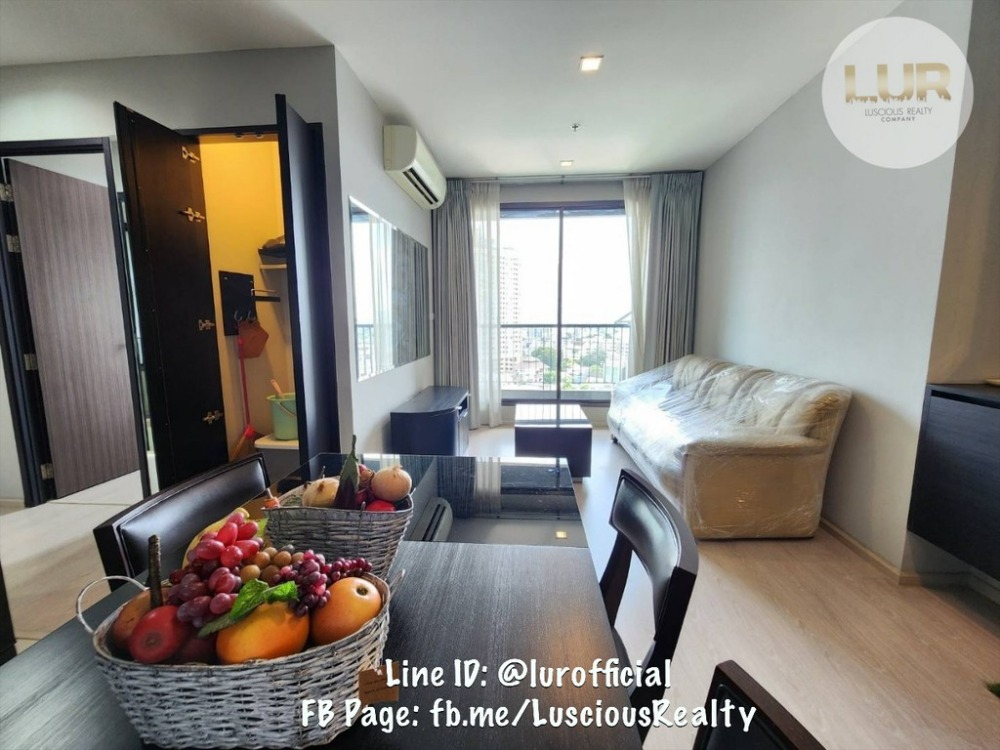 ให้เช่าคอนโดอ่อนนุช อุดมสุข : Rhythm Sukhumvit 44/1 for Rent 2 bed 12 Fl. 53 sqm. 38,000 THB/month (Price negotiable)