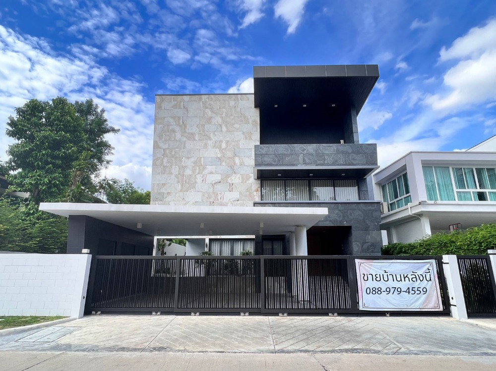 For SaleHouseBang Sue, Wong Sawang, Tao Pun : Single house built by myself ✨ Sarin Park 🌳✨ Beautiful new house, very big house, designed by architects. Newly built, modern style, 3 floors, Ratchadapisek - Wong Sawang location, the owner has never been in!!! Price 49.5 million baht!!!