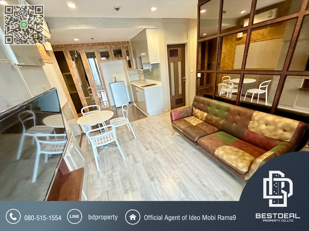 For RentCondoRama9, Petchburi, RCA : BESTDEAL FOR RENT CONDO“Ideo Mobi Rama 9” 2bedroom 55sqm. Rental 28,000 THB /month  Near Phraram Kao 9 MRT Station 80 meters