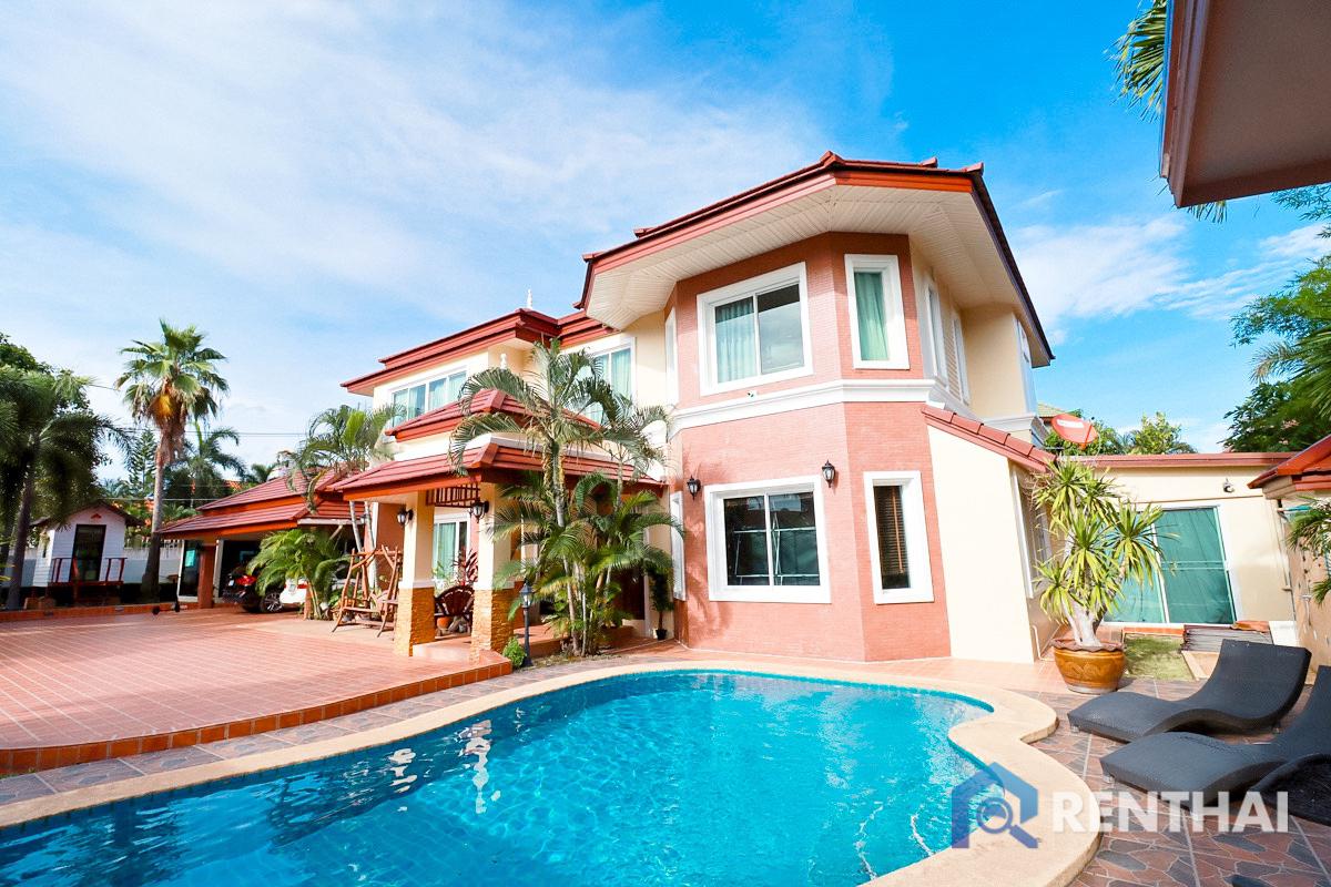 For SaleHousePattaya, Bangsaen, Chonburi : For sale house 5 bedrooms at Pong