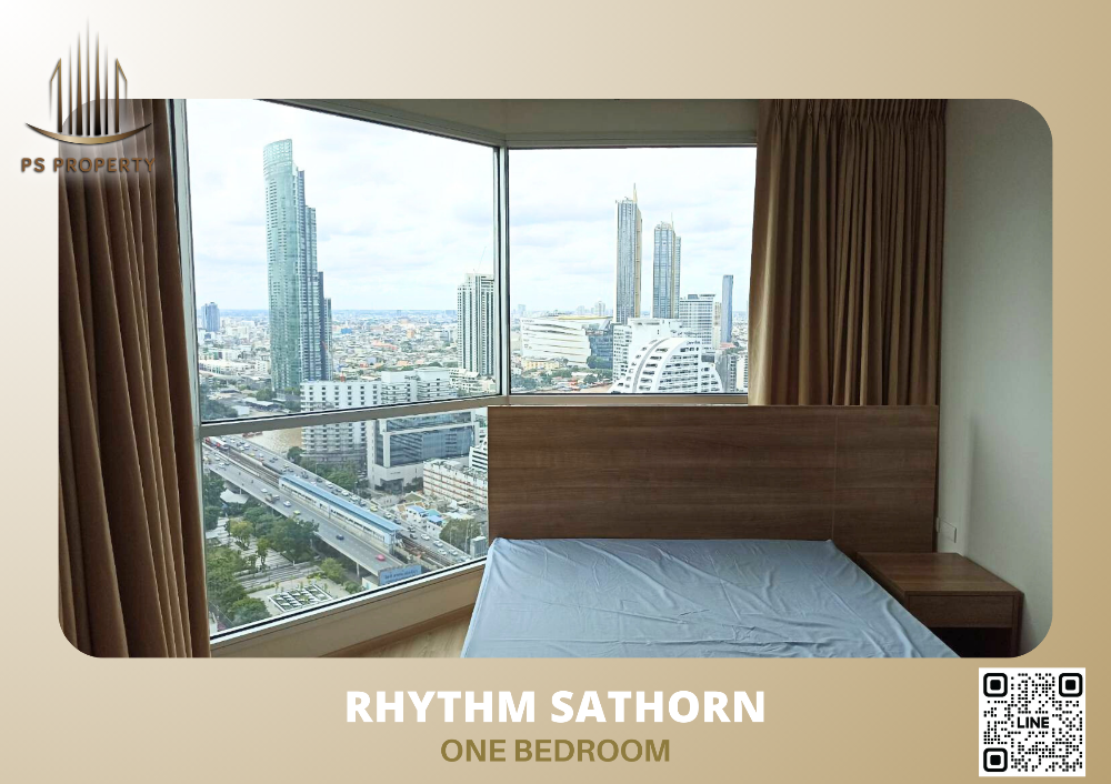 ให้เช่าคอนโดสาทร นราธิวาส : 💥🏢 ให้เช่า RHYTHM SATHORN เฟอร์และเครื่องใช้ไฟฟ้าครบ ใกล้ BTS Bangrak, Surasak 🚆💥