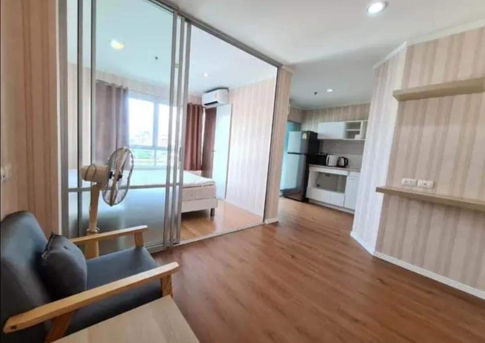 For RentCondoBangna, Bearing, Lasalle : 🛟Condo for rent Lumpini Ville Lasalle Bearing Sukhumvit 105 near BTS Sri Lasalle, next to Bangkok Phatthana School, beautiful room, size 27 sq m., rent only 7000-