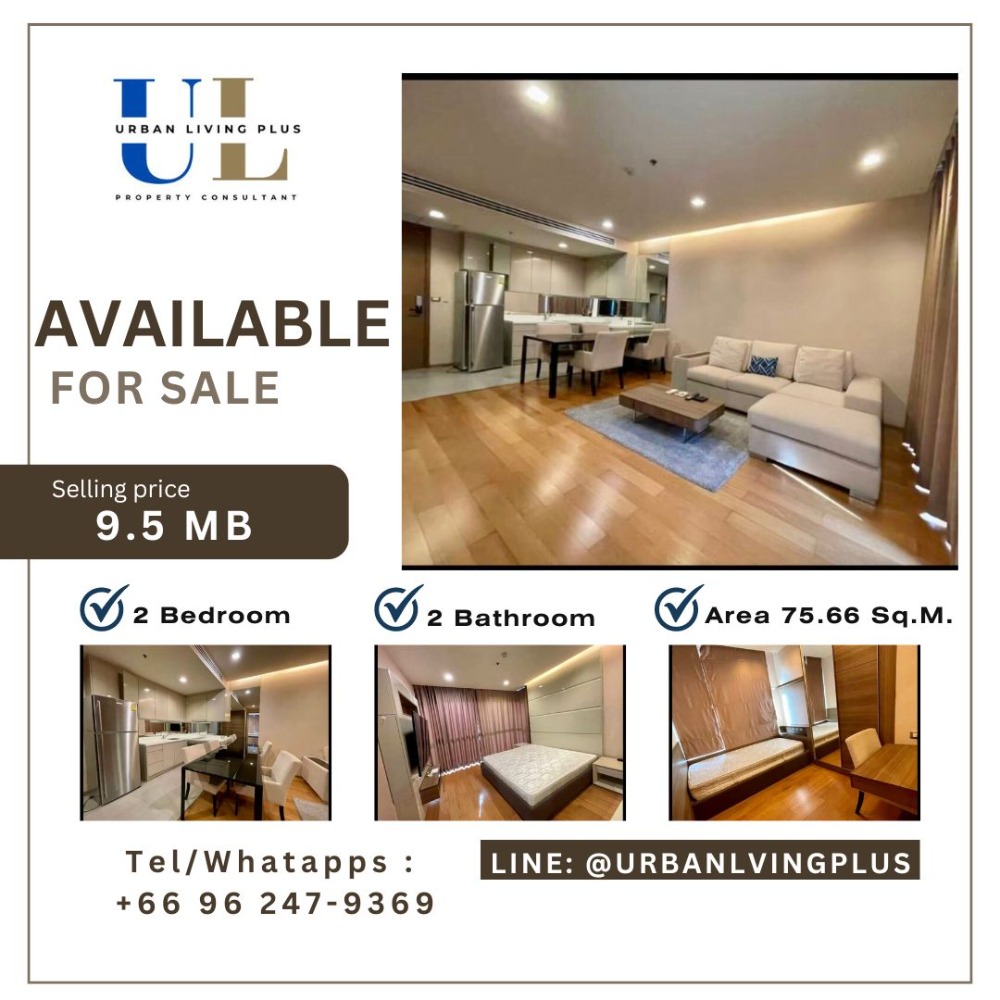 For SaleCondoSathorn, Narathiwat : ( U20230905100 ) Tel/Line 096-2479369 FOR SELL & RENT The Address Sathorn  / 2 bedroom, 2 bathroom, Corner room, furnished, Special Deal!!