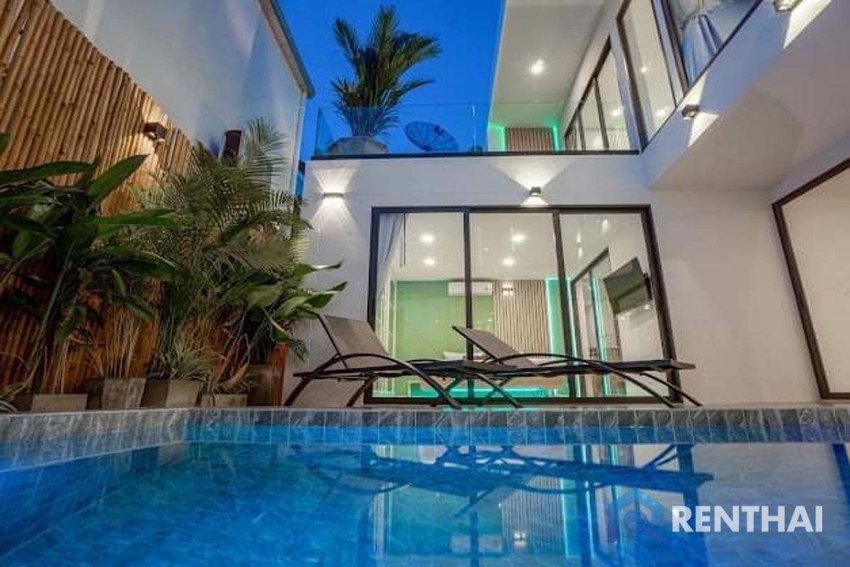 For SalePattaya, Bangsaen, Chonburi : Last 3 units only! Modern Tropical Pool Villa Pattaya