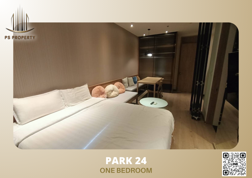 For RentCondoSukhumvit, Asoke, Thonglor : 💥📣 For rent, Park 24, beautiful room, nice to live in, fully decorated with furniture and electrical appliances, near BTS Phrom Phong 🚆💥