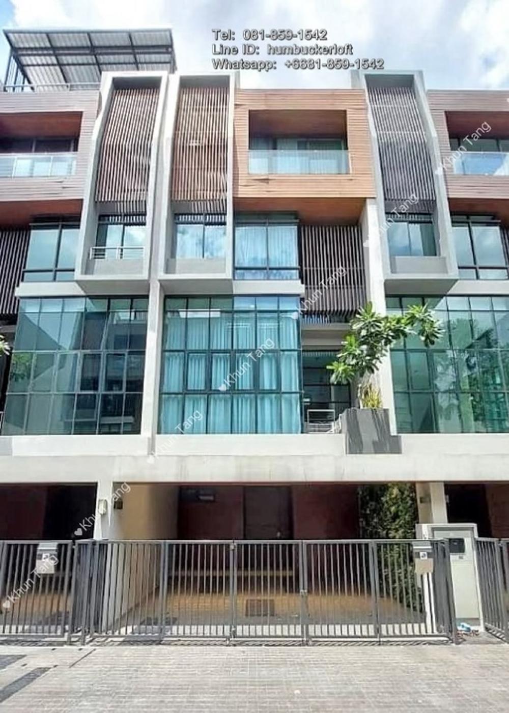 For RentTownhouseSukhumvit, Asoke, Thonglor : Pet-friendly 🐶😸 4-Stories Townhome Soi Ekamai 12