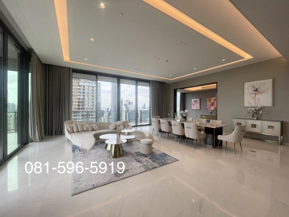 ให้เช่าคอนโดวิทยุ ชิดลม หลังสวน : Rental / Selling : Condo The Residence At Sindhorn Kempinski Hotel Bangkok Penhouse , Luangsuan , 3 + 1 Bed 4 Bath , 337 sqm