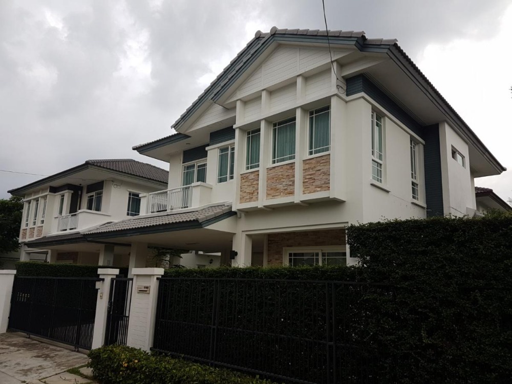 For SaleHouseNawamin, Ramindra : Baan Manthana Ram Intra-Wongwaen, 3 bedrooms, 3 bathrooms, very new house, near Fashion Island, if you book within August 2024