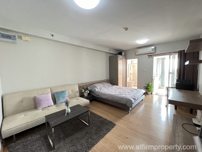 For SaleCondoRattanathibet, Sanambinna : Urgent sale!! Special price, beautiful room, Supalai Park Khaerai Ngamwongwan Condo, Studio size 31 sq m, with furniture, price 1.55 million baht (cheapest)