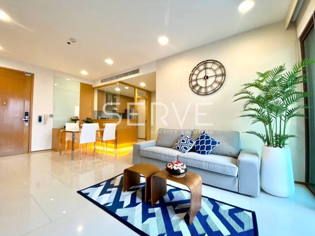 For RentCondoSukhumvit, Asoke, Thonglor : 1 Bed with Bathtub 66 sq.m. High Fl. 35+ Good Location BTS Phrom Phong 800 m. at The Emporio Place Condo / For Rent 