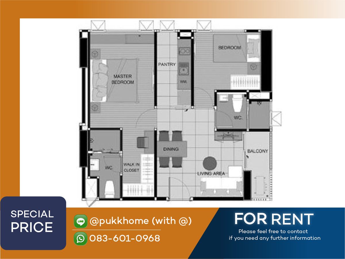 For RentCondoOnnut, Udomsuk : Aspire Sukhumvit 48 has many rooms ✨ 1 bedroom 38 sq m. Room updates every day 📞 Line : @pukkhome (with @)