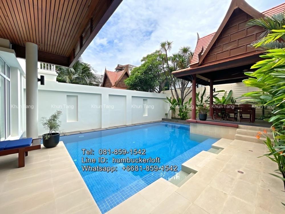 For RentHouseSukhumvit, Asoke, Thonglor : Pool villa for rent Phromphong