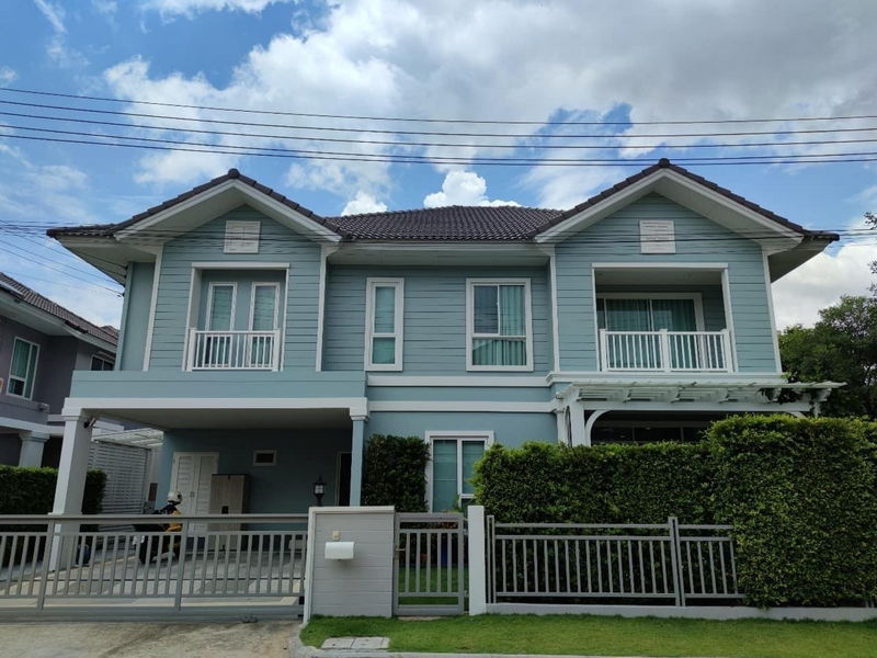 For RentHouseNawamin, Ramindra : For Rent Bangkok Single House Burasiri Panya-Indra Liap Khlong Song Khlong Sam Wa BRE20392