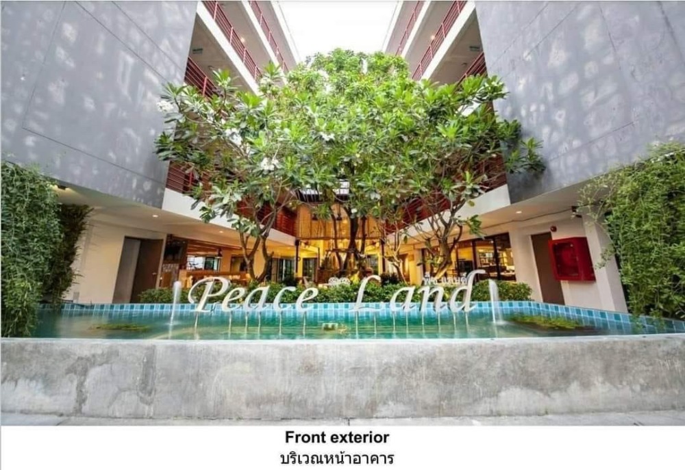 For SaleBusinesses for saleYaowarat, Banglamphu : Peace Land Hotel Khaosan (โรงแรมพีซ แลนด์ ข้าวสาร) | hotel business license | 5 Storey, 325 sq.w. 2,620 sq.m. | 48 Rooms, 15 Parking | Near Wat Bowonniwet Vihara 3 mins.,MRT Sam Yot 7 mins., Pata Pinklao 8 mins.