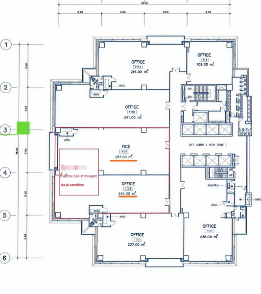 For RentOfficeSathorn, Narathiwat : For Rent Bangkok Office Sathorn BTS Sala Daeng MRT Lumpini Sathorn BRE19022