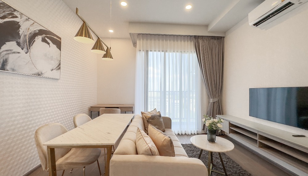 For RentCondoRatchathewi,Phayathai : X ✅ Park Origin Phayathai, Two-Bedroom 55 Sqm. Unit with FREE Wi-Fi at  (Managed by Hampton Hotel and Residence Management). Short-Term Contracts Accepted. FREE Wi-Fi