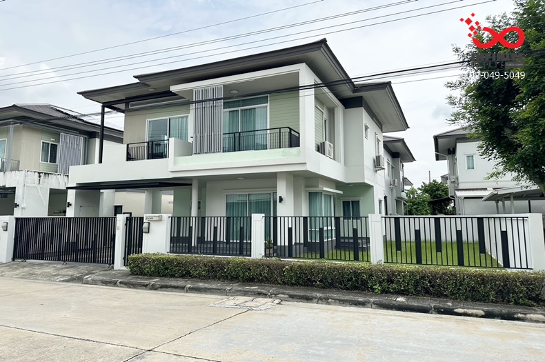 For SaleHouseNawamin, Ramindra : 2-story detached house for sale, 70 square meters, Sena Park Grand Village, Ramintra, near the Kanchanaphisek Expressway entrance and exit.