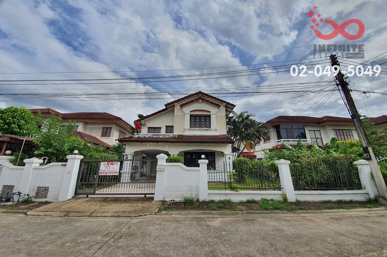 For SaleHousePathum Thani,Rangsit, Thammasat : 2-story detached house for sale, area 70 square meters, Siwalee Village, Rangsit 2, Rangsit-Nakhon Nayok Road.