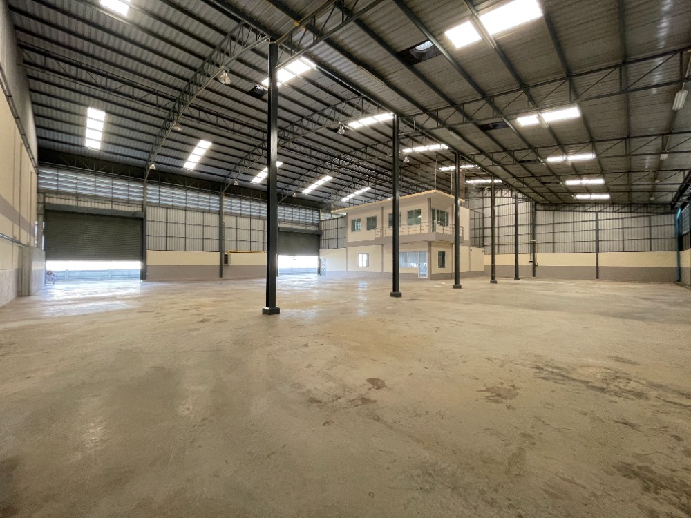 For RentFactoryPhutthamonthon, Salaya : Large warehouse for rent, 1,160 sq m, with office and bathroom, Khlong Yong, Salaya location