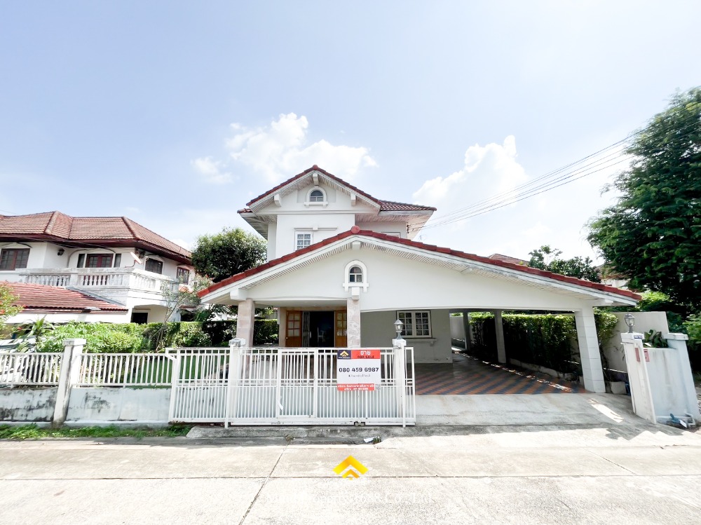 For SaleHouseNawamin, Ramindra : Beautiful house, good location, ready to move in, Golden Place Village, near Watcharaphon 5 Intersection, near BTS Saphan Mai Station, only 1.5 km.