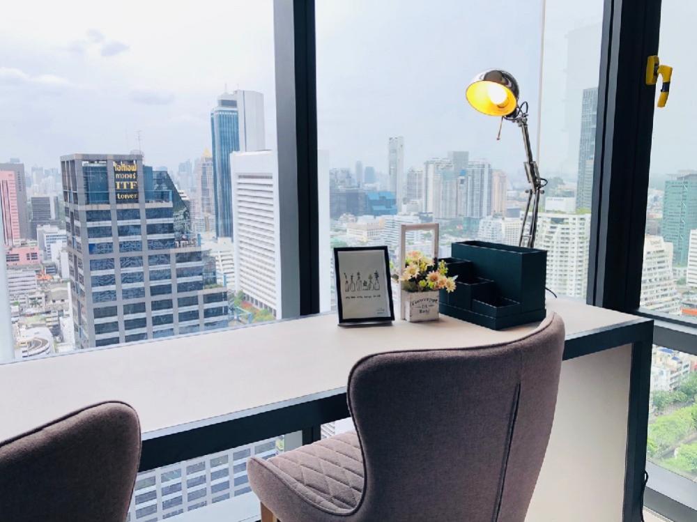 For RentCondoSilom, Saladaeng, Bangrak : Property code M65For rent Ashton Silom for rent Ashton Silom near MRT silom 1Bed plus+