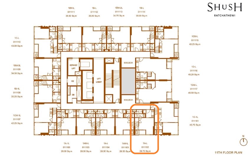 Sale DownCondoRatchathewi,Phayathai : Loft room size 41 sq m, price around vvip /088-698-7956 Khun Een