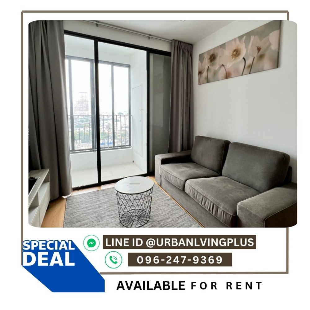 For RentCondoWongwianyai, Charoennakor : ( U20231011300 ) Tel/Line 096-2479369 / FOR RENT !! IDEO MOBI SATHORN 2 bedrooms 2 bathroom 52 sqm. Corner room,  Hot deal