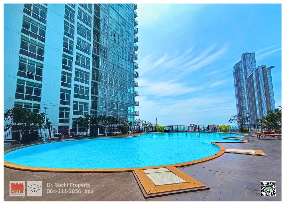 ขายคอนโดพัทยา บางแสน ชลบุรี สัตหีบ : ขายด่วน Condo The Grand Jomtien Pattaya Beach ใกล้หาดจอมเทียน เฟอร์นิเจอร์ครบ พร้อมเข้าอยู่