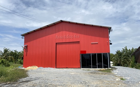 For RentWarehousePhutthamonthon, Salaya : Warehouse for rent with office, area 540 sq m., Borommaratchachonnani Road, Phutthamonthon Sai 5, near Central Salaya.