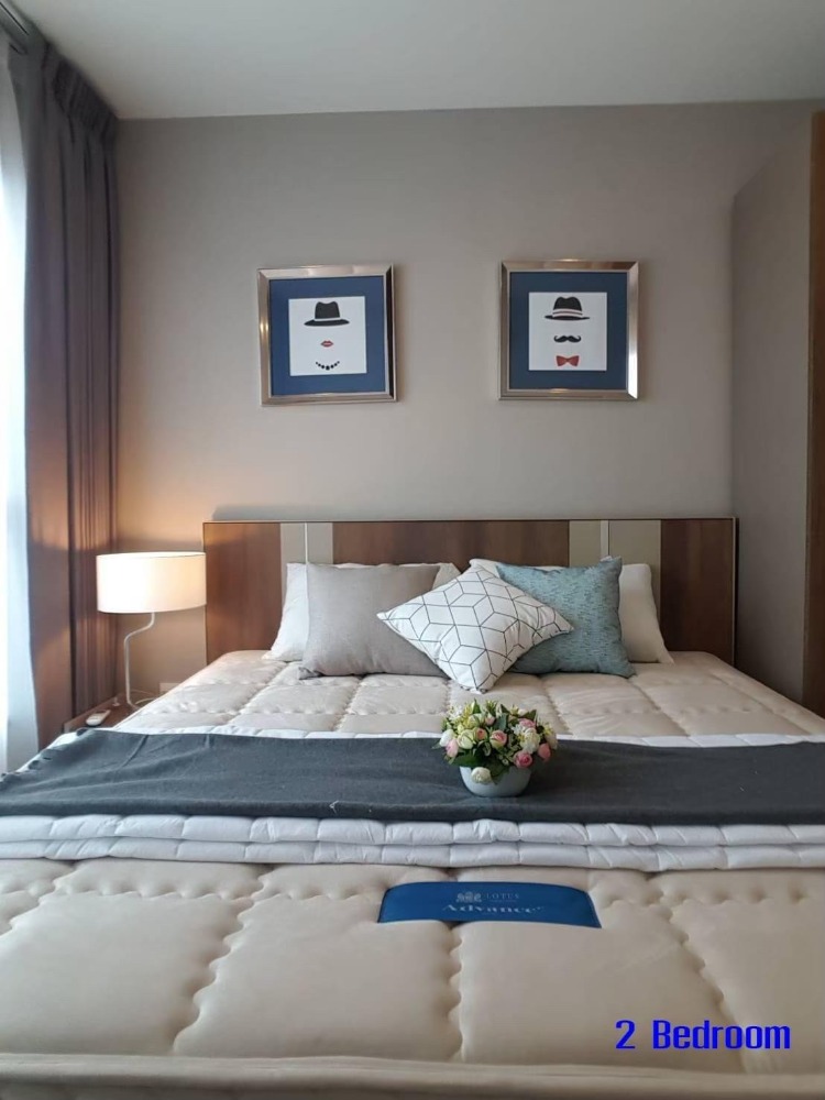 For RentCondoOnnut, Udomsuk : 離捷運BTS Phrakhanong帕卡農 Life Sukhumvit 48:49sq m., 3rd floor (2 bedroom, 1 bathroom), ★near BTS Phra Khanong ★ many amenities★ Complete electrical appliances ★Near Chalerm Mahanakorn Expressway ★ Near At Narong Expressway