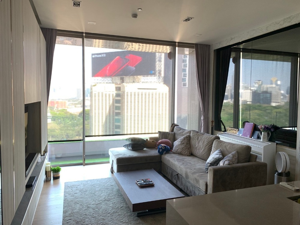 For SaleCondoSilom, Saladaeng, Bangrak : ● Rare Unit ● 10+ Floor 56.68 sq.m. | 1 Bed Fully Furnished | Condo near MRT Lumpini 2 mins, Silom Complex 3 mins, Saint Joseph Convent School 4 mins.