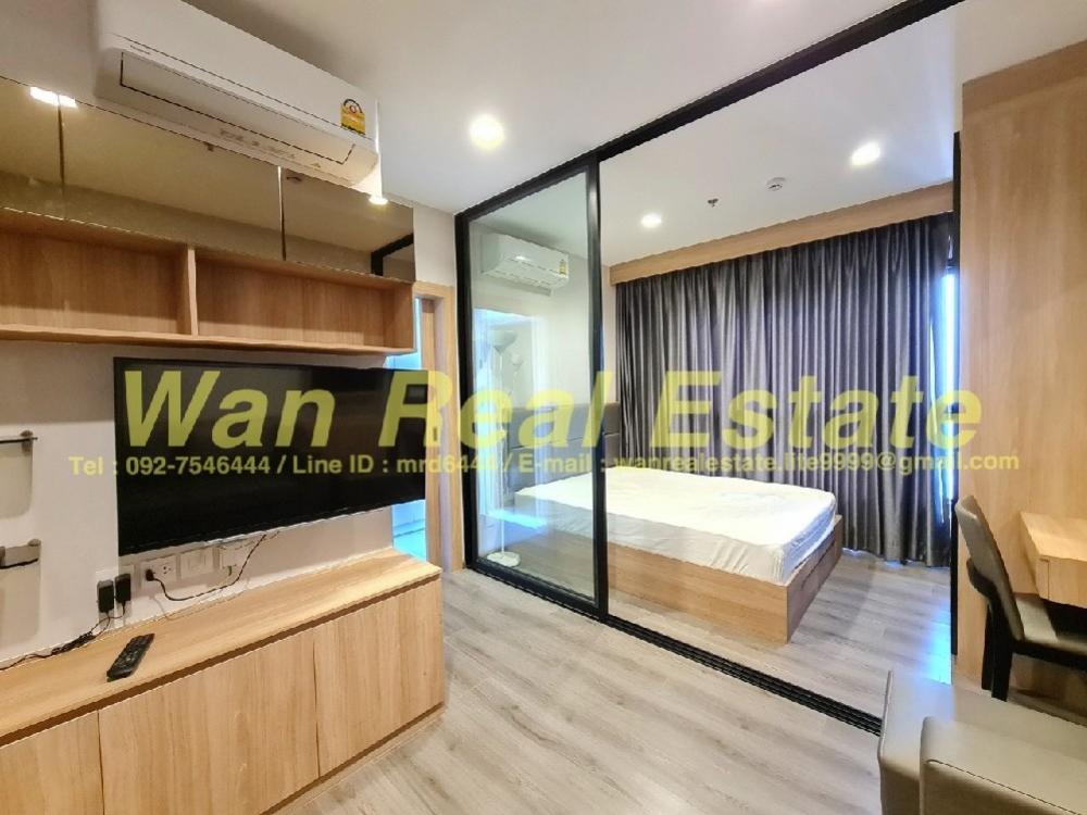 For RentCondoRattanathibet, Sanambinna : For rent, politan rive, river view, 53rd floor, size 25 sq m, beautifully decorated (built-in), complete, ready to move in.