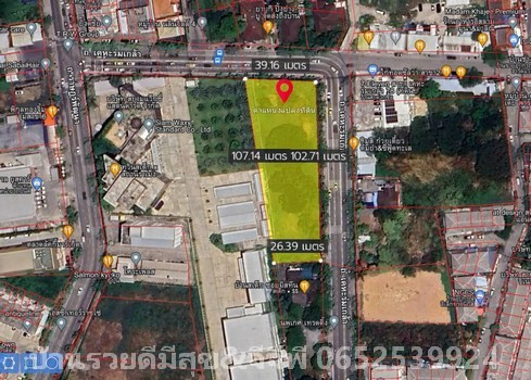 For SaleLandMin Buri, Romklao : Land for sale for a hotel Land for sale for apartment building Land for sale for an office, 2 rai 62 sq m., Ramkhamhaeng Road, Saphan Sung, Bangkok.