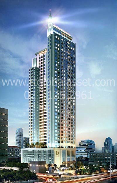 For SaleCondoRama9, Petchburi, RCA : Condominium Q Condo Asoke 37.77 sq m., 39th floor.