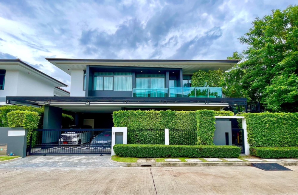 For SaleHousePattanakan, Srinakarin : Setthasiri Krungthep Kreetha (เศรษฐสิริ กรุงเทพกรีฑา) | 2 storey Single house, 78.1 sq.w. | 4 beds, 2 parking | Near Brighton College Bangkok 5 mins., Market Place  6 mins., MRT Sri Kreetha 8 mins.