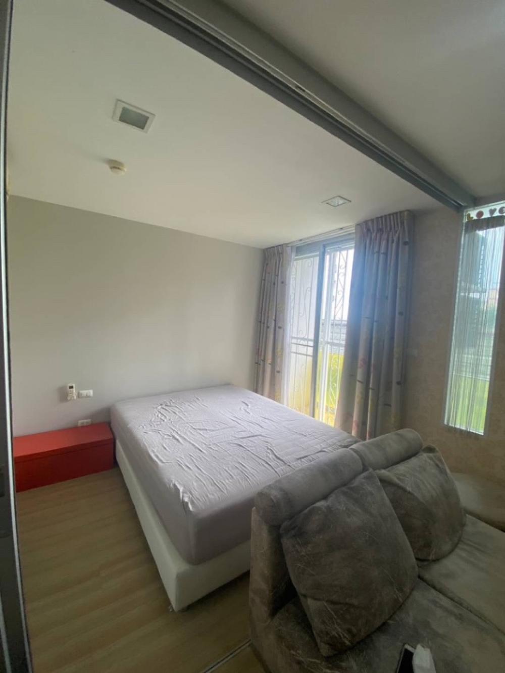 For RentCondoRatchadapisek, Huaikwang, Suttisan : Condo for rent, The Colory Vivid, near Huai Khwang MRT, 350 meters, complete electrical appliances.