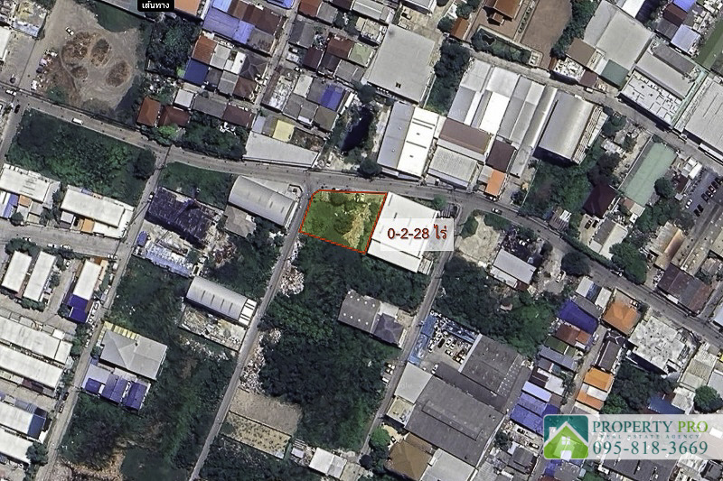 For SaleLandSamut Prakan,Samrong : Land for Sale Sri Dan 3, 2 Ngan 28 Sqw Near Sri Dan, Sri Bearing, Sri Thepa, Dan Samrong : SL23S-021