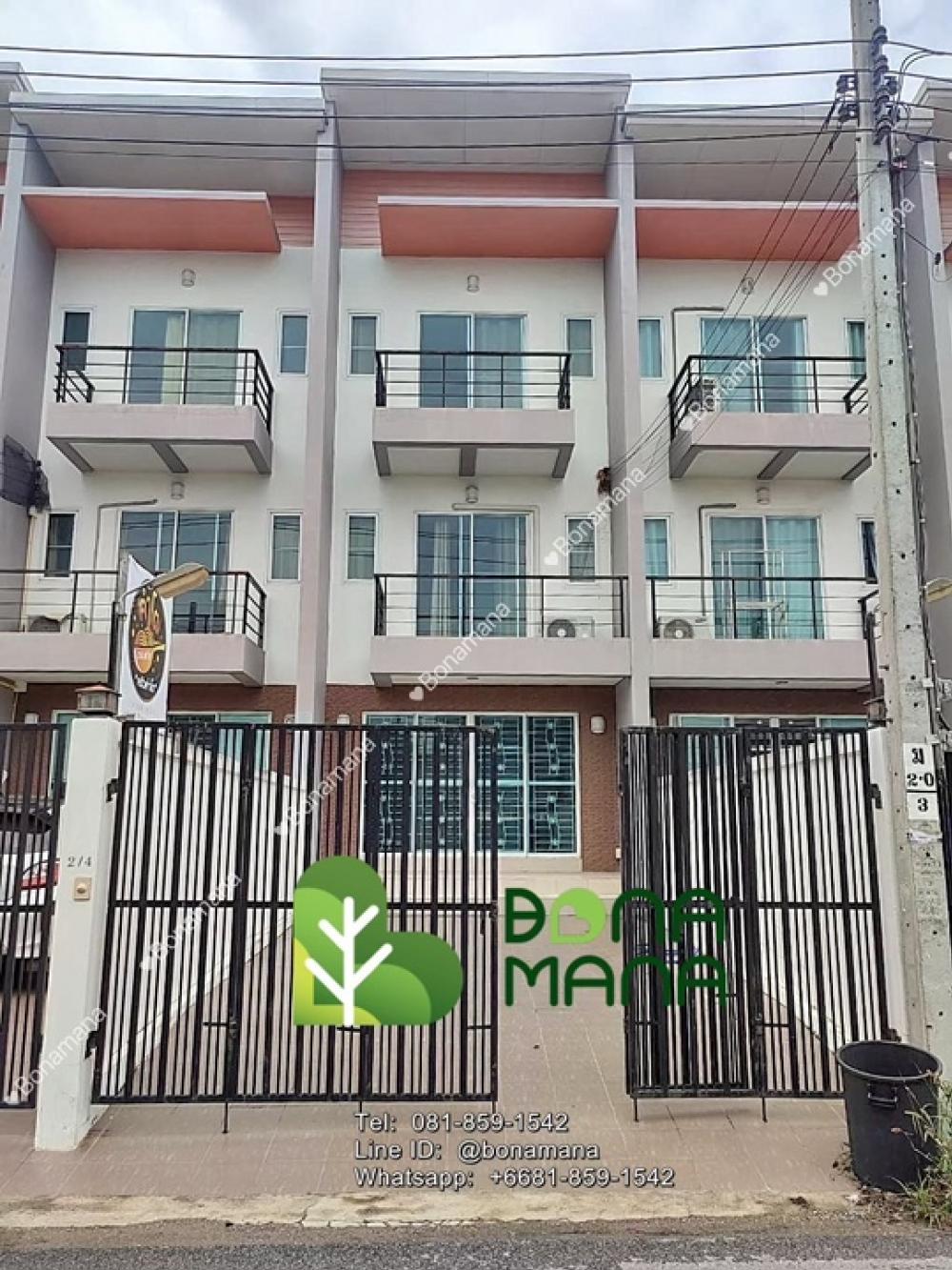 For RentTownhouseNawamin, Ramindra : For rent, new 3-story townhome, Ramindra.