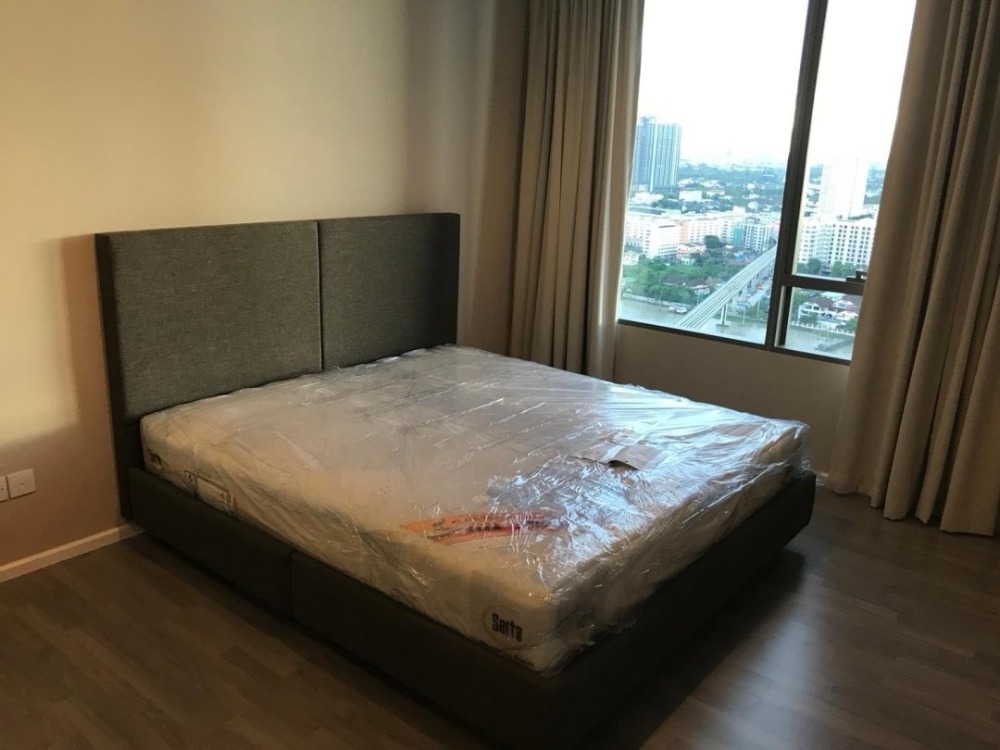 For RentCondoBang Sue, Wong Sawang, Tao Pun : ★ 333 Riverside ★ 46 sq m., 26th floor (1 bedroom, 1 bathroom), ★ Next to Bang Pho MRT ★ Near fresh market and department stores, hospitals ★ Many amenities ★ Complete electrical appliances