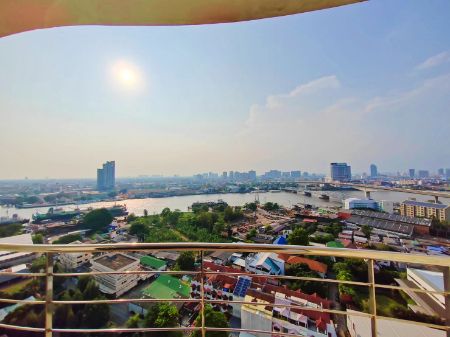 ขายคอนโดพระราม 3 สาธุประดิษฐ์ : ขาย คอนโด Supalai Casa Riva Vista 1  44 ตรม. ห้องสวย วิวแม่น้ำ