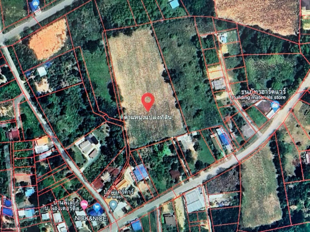 For SaleLandPak Chong KhaoYai : Empty land for sale, 7 rai 78.2 square wah, near the motorway. Bang Pa-in-Nakhon Ratchasima, Pong Daeng Subdistrict, Kham Thale So District, Nakhon Ratchasima 30280